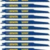 Wholesale ❤️ IRWIN Reciprocating Saw Blades 10-Pack Bi-Metal 9-in 6-TPI Wood/Nail Embedded Cutting Reciprocating Saw Blade 🤩 -IRWIN Sales Store 04044230
