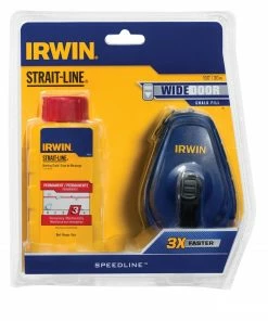 Hot Sale ✔️ IRWIN Chalk Reels STRAIT-LINE SPEEDLINE 100-ft Chalk Reel 🎁