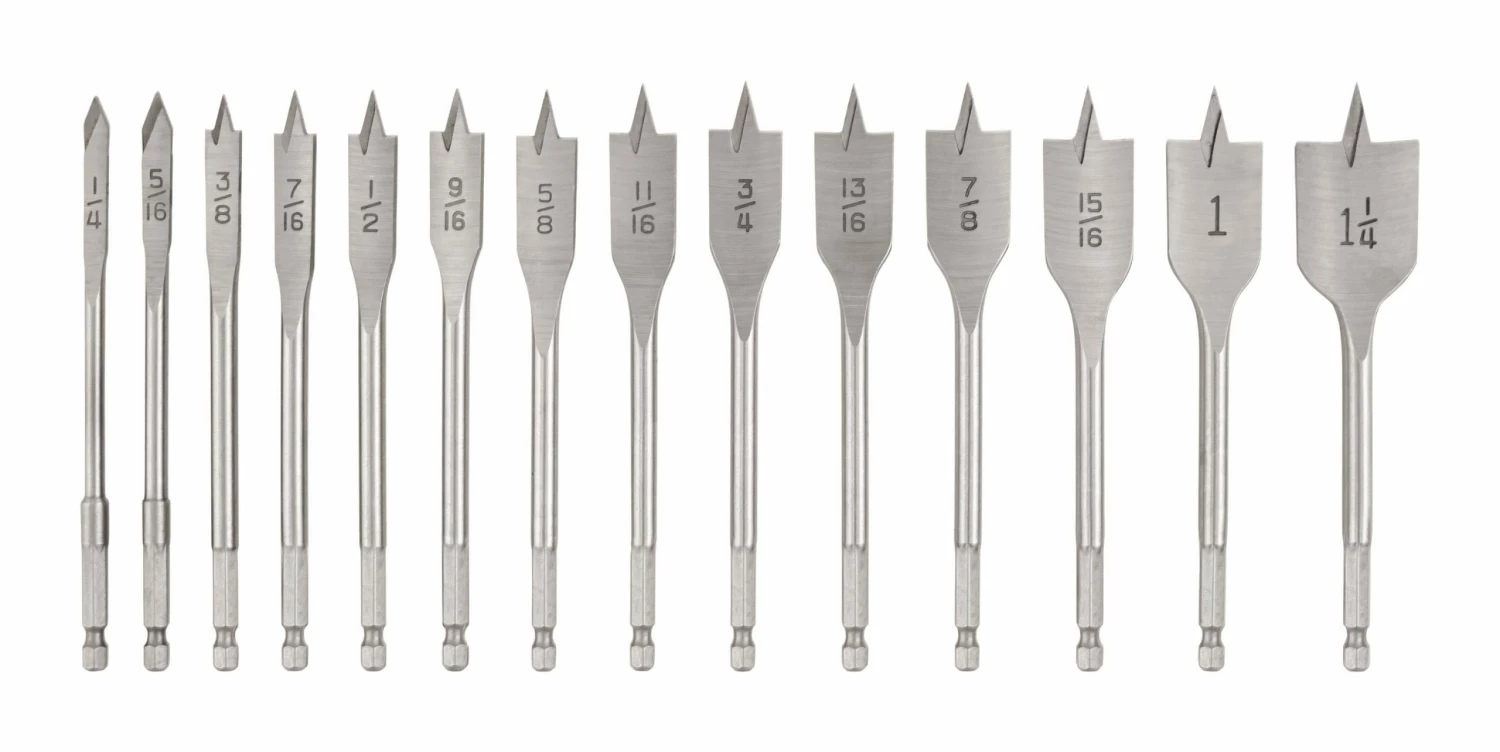 Flash Sale โ IRWIN Woodboring Drill Bits Classic 14-Piece Assorted Woodboring Spade Drill Bit Set ๐ 3 Flash Sale โ IRWIN Woodboring Drill Bits Classic 14-Piece Assorted Woodboring Spade Drill Bit Set ๐