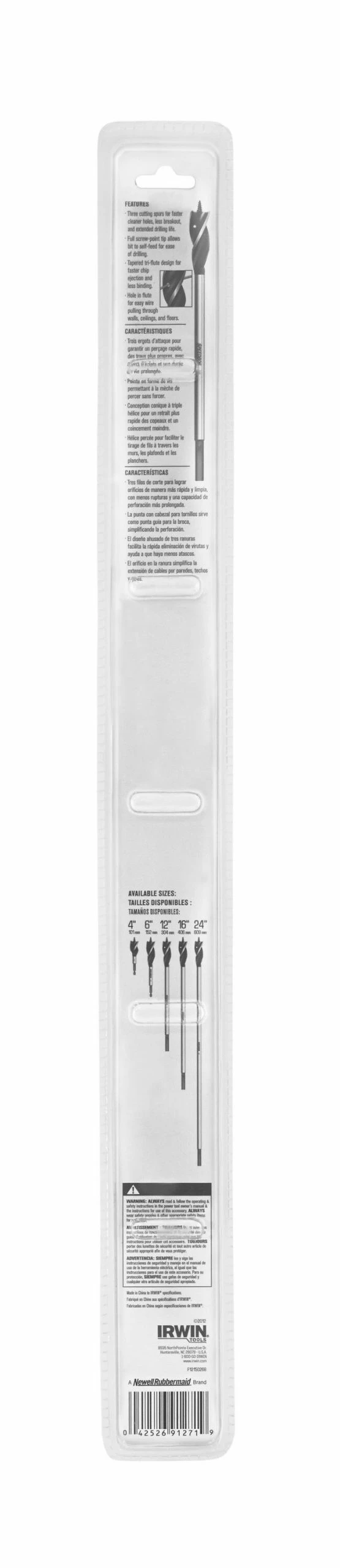 Brand new โค๏ธ IRWIN Woodboring Drill Bits Max 5/8-in Woodboring Installer Drill Bit ๐ 5 Brand new โค๏ธ IRWIN Woodboring Drill Bits Max 5/8-in Woodboring Installer Drill Bit ๐ - Image 3