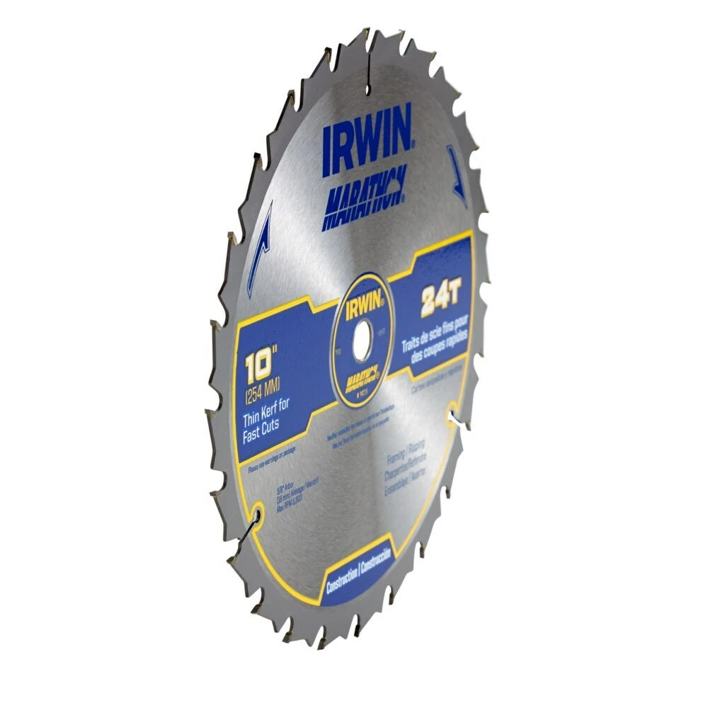 Hot Sale ๐คฉ IRWIN Circular Saw Blades Marathon 10-in 24-Tooth Carbide Miter/Table Saw Blade ๐ 4 Hot Sale ๐คฉ IRWIN Circular Saw Blades Marathon 10-in 24-Tooth Carbide Miter/Table Saw Blade ๐ - Image 2