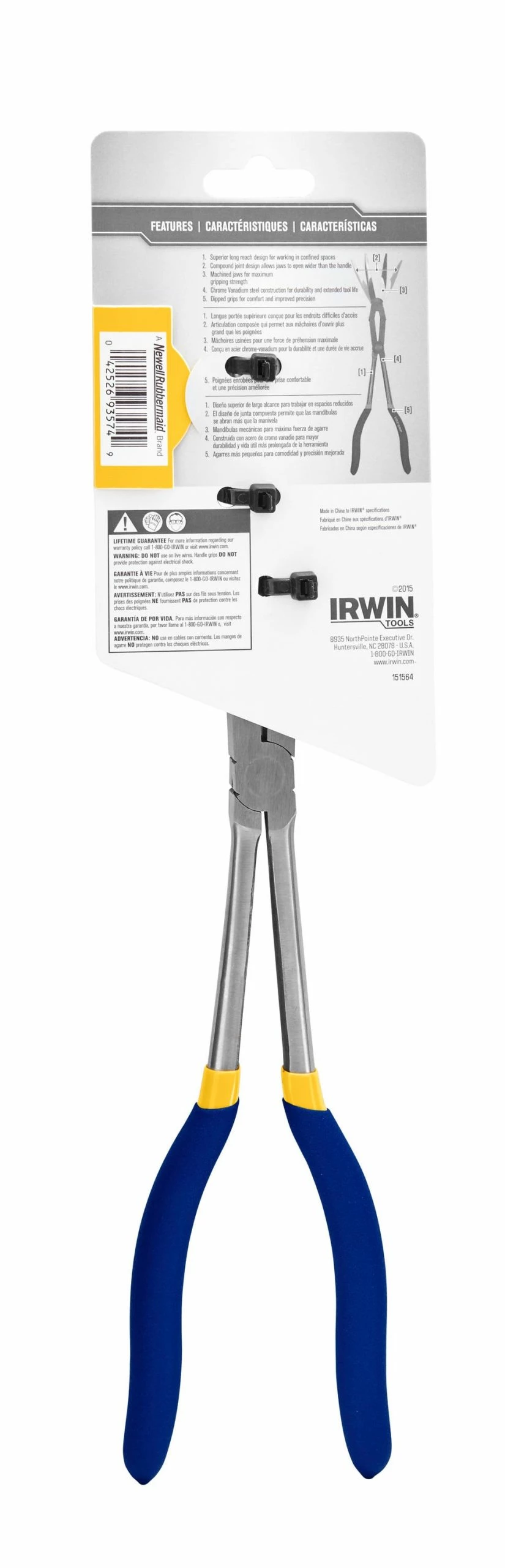 Wholesale 👏 IRWIN VISE-GRIP 13.25-in Straight Compound Long Reach Pliers 💯 8 Wholesale 👏 IRWIN VISE-GRIP 13.25-in Straight Compound Long Reach Pliers 💯 - Image 6