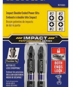 Brand new ๐ IRWIN Impact Driver Bits 2-Piece 1/4-in x 2-3/8-in Phillips Impact Driver Bit โ 5 Brand new ๐ IRWIN Impact Driver Bits 2-Piece 1/4-in x 2-3/8-in Phillips Impact Driver Bit โ -IRWIN Sales Store 08170801