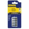 Cheap 🎉 IRWIN Impact Driver Bits 5-Piece 1/4-in x 1-in Square/Robertson Impact Driver Bit 🤩 -IRWIN Sales Store 08170822