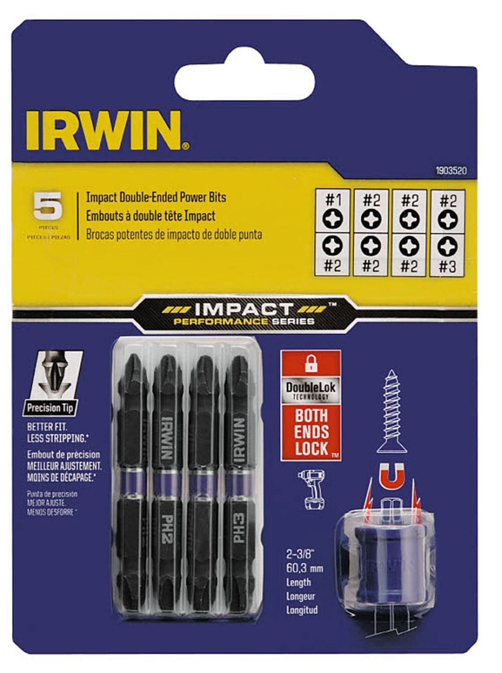 Buy 😀 IRWIN Impact Driver Bits 5-Piece Impact Driver Bit Set 😀 4 Buy 😀 IRWIN Impact Driver Bits 5-Piece Impact Driver Bit Set 😀 - Image 2