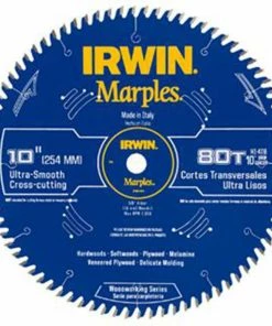 Promo ๐งจ IRWIN Circular Saw Blades Marples 10-in 80-Tooth Carbide Miter/Table Saw Blade ๐