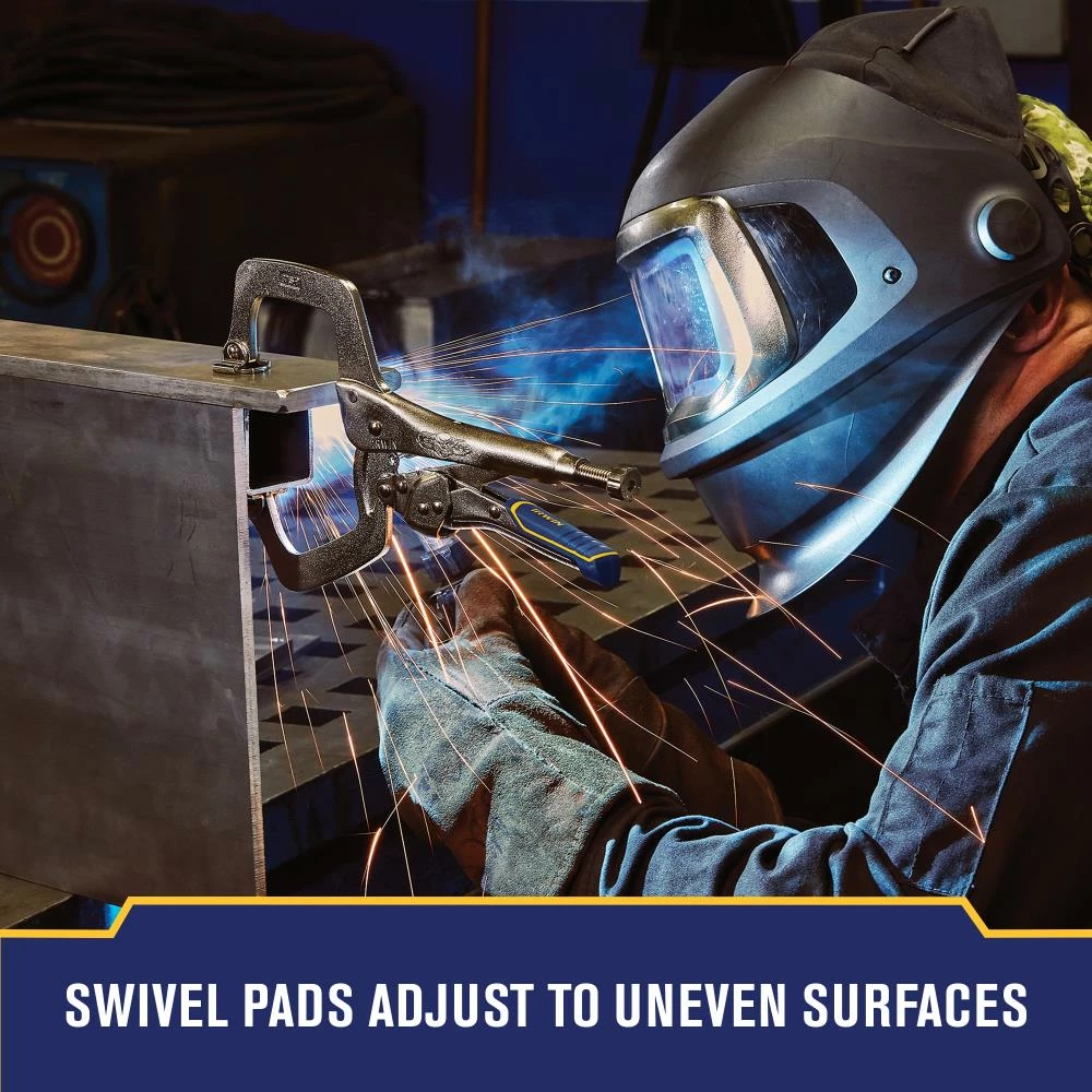 Budget ❤️ IRWIN VISE-GRIP Reduced Hand Span Fast Release 11-in Welding C-clamp Locking Pliers Swivel Tips ✔️ 7 Budget ❤️ IRWIN VISE-GRIP Reduced Hand Span Fast Release 11-in Welding C-clamp Locking Pliers Swivel Tips ✔️ - Image 5