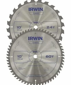 Best reviews of 💯 IRWIN Circular Saw Blades Classic 2-Pack 10-in Set Carbide Circular Saw Blade Set 🧨