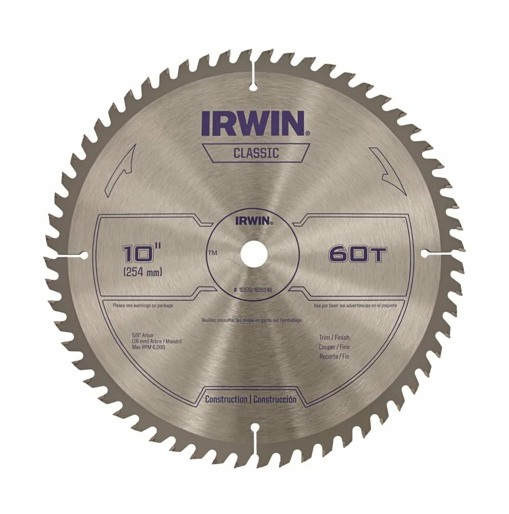 Best Pirce ❤️ IRWIN Circular Saw Blades Classic 10-in 60-Tooth Carbide Miter/Table Saw Blade ✨ 3 Best Pirce ❤️ IRWIN Circular Saw Blades Classic 10-in 60-Tooth Carbide Miter/Table Saw Blade ✨