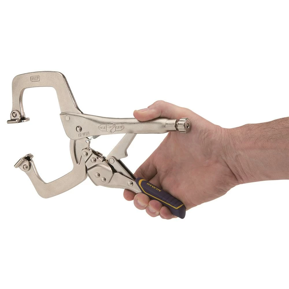 Budget ❤️ IRWIN VISE-GRIP Reduced Hand Span Fast Release 11-in Welding C-clamp Locking Pliers Swivel Tips ✔️ 12 Budget ❤️ IRWIN VISE-GRIP Reduced Hand Span Fast Release 11-in Welding C-clamp Locking Pliers Swivel Tips ✔️ - Image 10