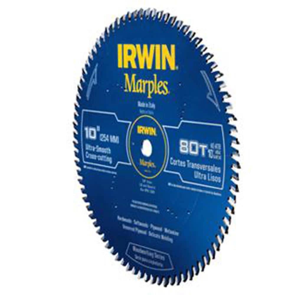 Promo ๐งจ IRWIN Circular Saw Blades Marples 10-in 80-Tooth Carbide Miter/Table Saw Blade ๐ 4 Promo ๐งจ IRWIN Circular Saw Blades Marples 10-in 80-Tooth Carbide Miter/Table Saw Blade ๐ - Image 2