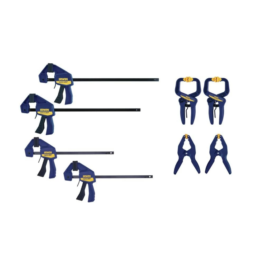 Discount ๐ IRWIN Clamps QUICK-GRIP 8-Pack Assorted Assorted Clamp Set Clamp ๐ 3 Discount ๐ IRWIN Clamps QUICK-GRIP 8-Pack Assorted Assorted Clamp Set Clamp ๐