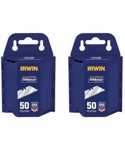 Best Pirce 😍 IRWIN Replacement Utility Blades Carbon Steel 3/4-in Utility Razor Blade(100-Pack) 🧨