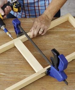 Best Sale 🎁 IRWIN Clamps QUICK-GRIP 24-in Medium-Duty One Handed Bar Clamp 🔥 -IRWIN Sales Store 15620256