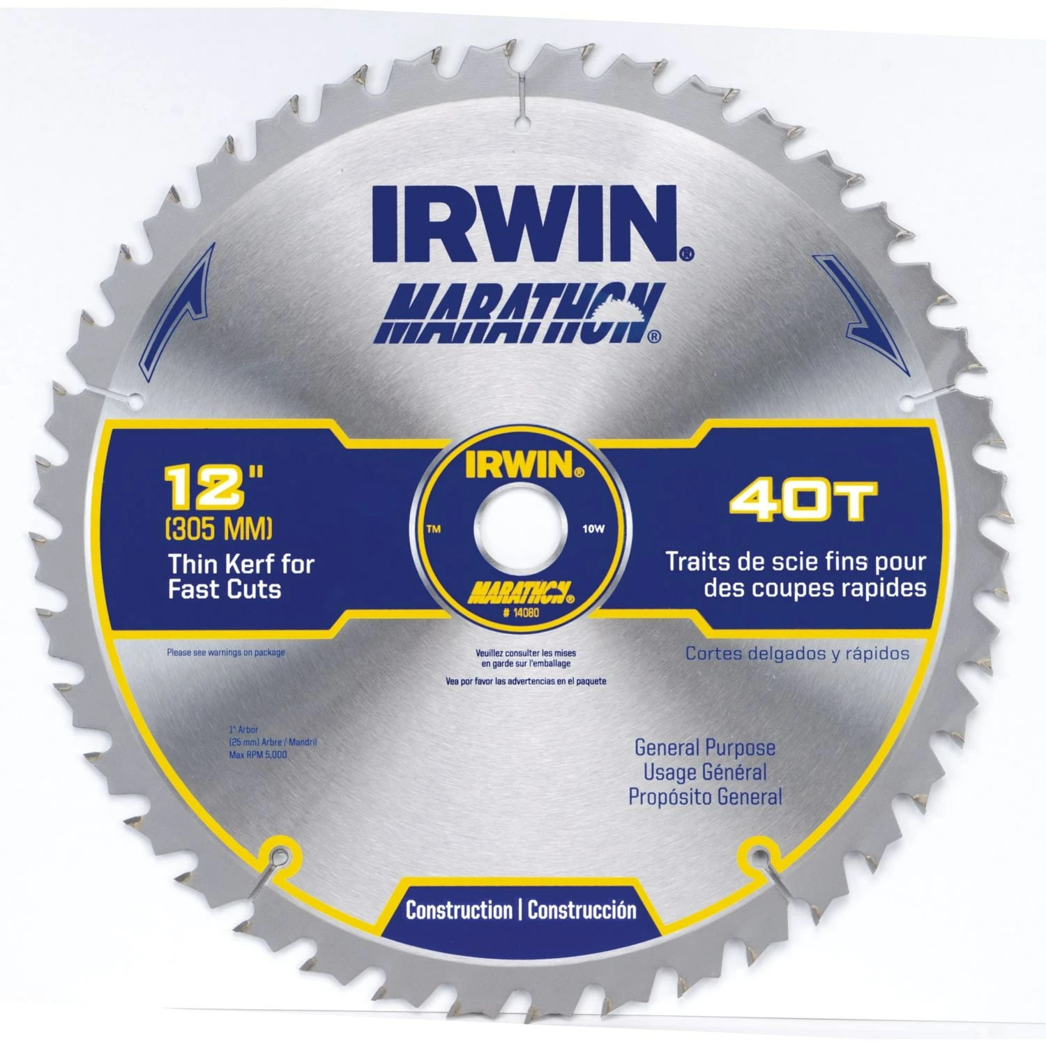 Deals 👏 IRWIN Circular Saw Blades Marathon 12-in 40-Tooth Carbide Miter/Table Saw Blade 🎉 3 Deals 👏 IRWIN Circular Saw Blades Marathon 12-in 40-Tooth Carbide Miter/Table Saw Blade 🎉