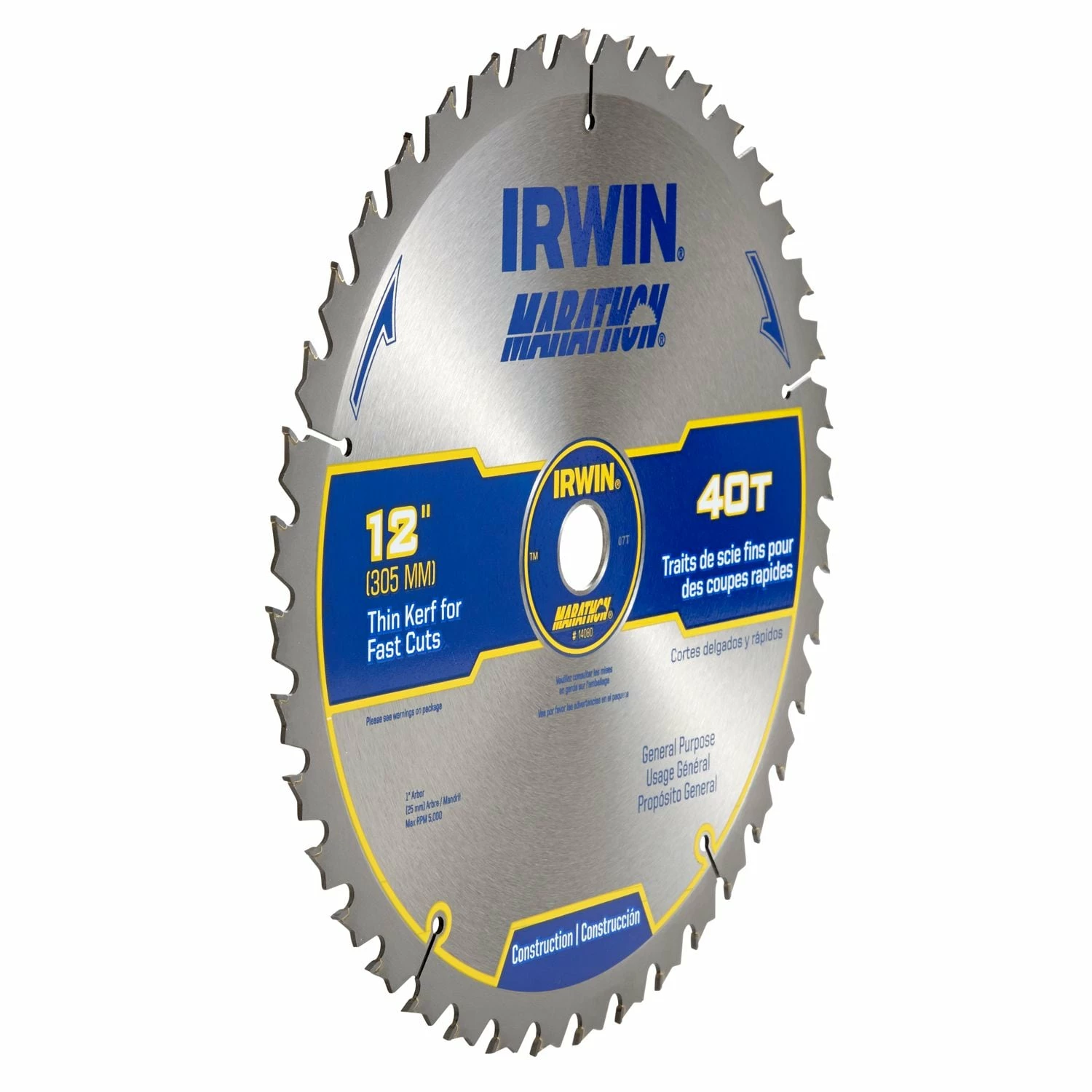 Deals 👏 IRWIN Circular Saw Blades Marathon 12-in 40-Tooth Carbide Miter/Table Saw Blade 🎉 6 Deals 👏 IRWIN Circular Saw Blades Marathon 12-in 40-Tooth Carbide Miter/Table Saw Blade 🎉 - Image 4