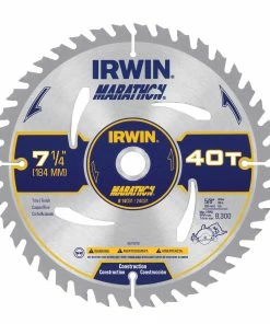 Hot Sale 🎁 IRWIN Circular Saw Blades Marathon 7-1/4-in 40-Tooth Carbide Circular Saw Blade 🎉