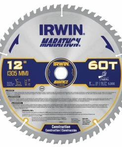 Budget 👏 IRWIN Circular Saw Blades Marathon 12-in 60-Tooth Carbide Miter/Table Saw Blade 🎁