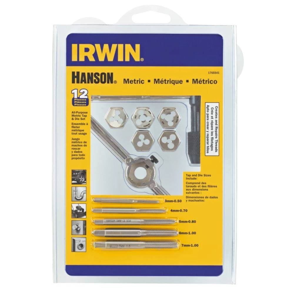 Buy ⌛ IRWIN Tap & Die Sets 12-Piece Metric Tap and Die Set ⭐ 3 Buy ⌛ IRWIN Tap & Die Sets 12-Piece Metric Tap and Die Set ⭐