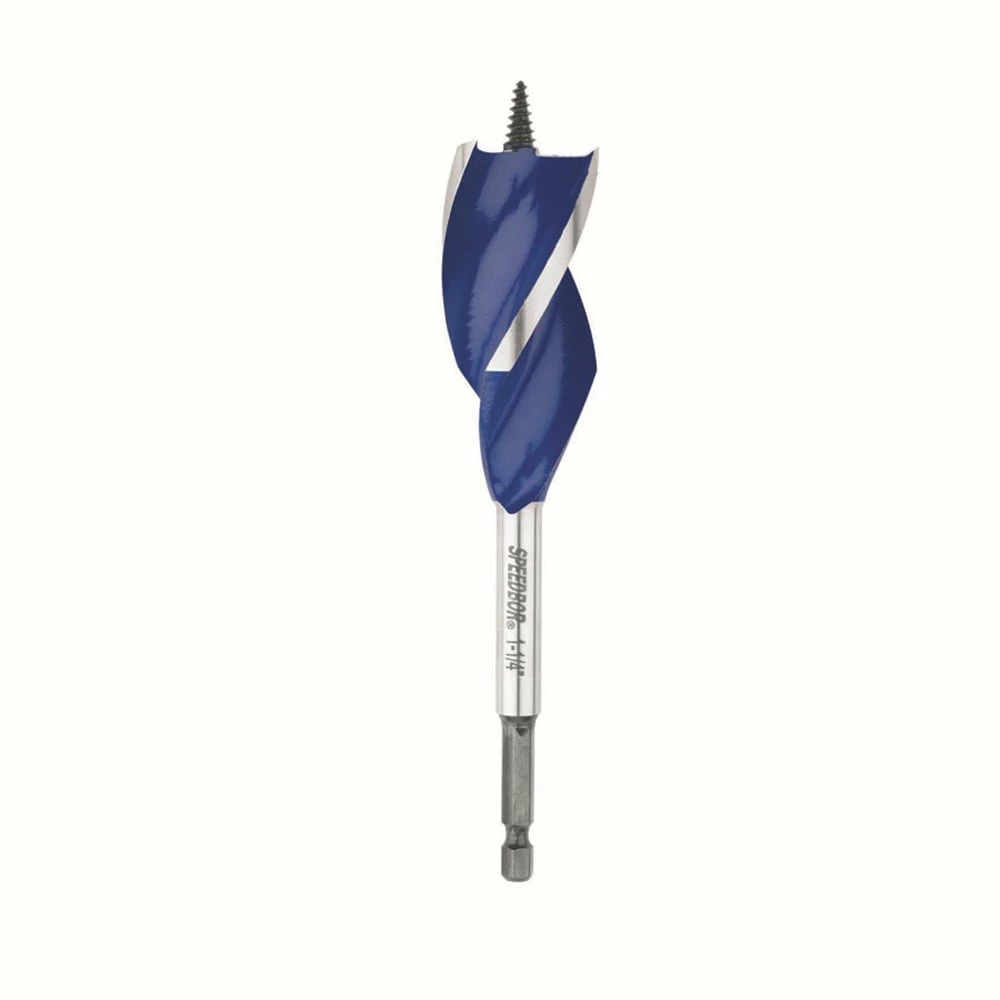 New 🔥 IRWIN Woodboring Drill Bits SPEEDBOR MAX 1-1/4-in Woodboring Tri-flute Drill Bit 🤩 3 New 🔥 IRWIN Woodboring Drill Bits SPEEDBOR MAX 1-1/4-in Woodboring Tri-flute Drill Bit 🤩