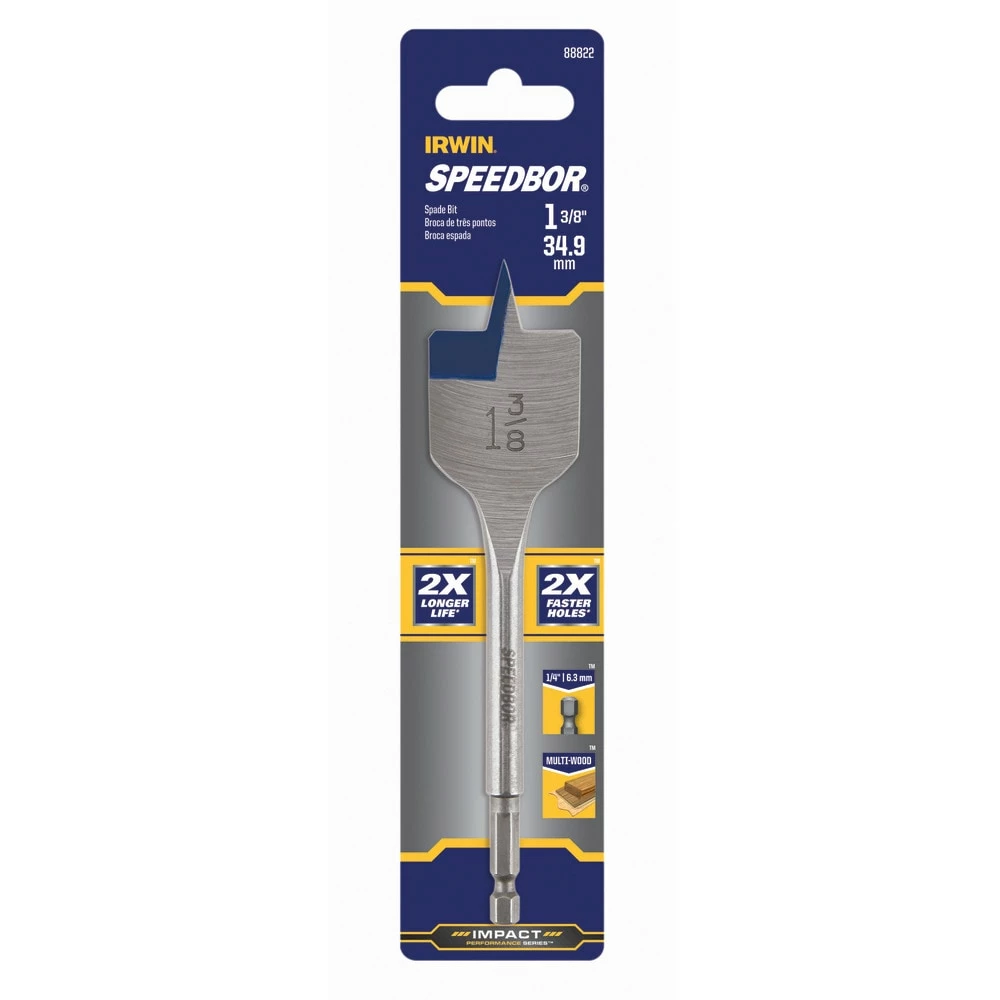 Cheap ๐ฅ IRWIN Woodboring Drill Bits Standard Length 1-3/8-in Woodboring Spade Drill Bit ๐ฅ 3 Cheap ๐ฅ IRWIN Woodboring Drill Bits Standard Length 1-3/8-in Woodboring Spade Drill Bit ๐ฅ