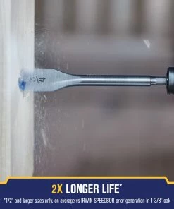 New 🔥 IRWIN Woodboring Drill Bits Standard Length 7/16-in Woodboring Spade Drill Bit 🤩 -IRWIN Sales Store 17486329