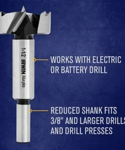 Budget 💯 IRWIN Woodboring Drill Bits Marples 14-Piece 3/8-in Woodboring Forstner Drill Bit Set 👏 -IRWIN Sales Store 17683984