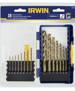 Buy 👍 IRWIN Twist Drill Bits 15-Piece Assorted x Set Cobalt Twist Drill Bit Set 👍 -IRWIN Sales Store 18258743