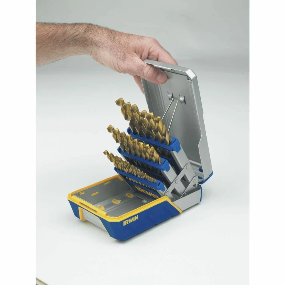 Brand new โญ IRWIN Twist Drill Bits 29-Piece Assorted x Set Titanium Twist Drill Bit Set ๐ 4 Brand new โญ IRWIN Twist Drill Bits 29-Piece Assorted x Set Titanium Twist Drill Bit Set ๐ - Image 2