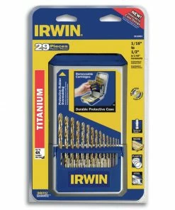 Brand new โญ IRWIN Twist Drill Bits 29-Piece Assorted x Set Titanium Twist Drill Bit Set ๐ 9 Brand new โญ IRWIN Twist Drill Bits 29-Piece Assorted x Set Titanium Twist Drill Bit Set ๐ -IRWIN Sales Store 18258747