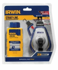Cheap 🛒 IRWIN Chalk Reels STRAIT-LINE SPEEDLINE PRO 100-ft Chalk Reel ⭐ -IRWIN Sales Store 18258769