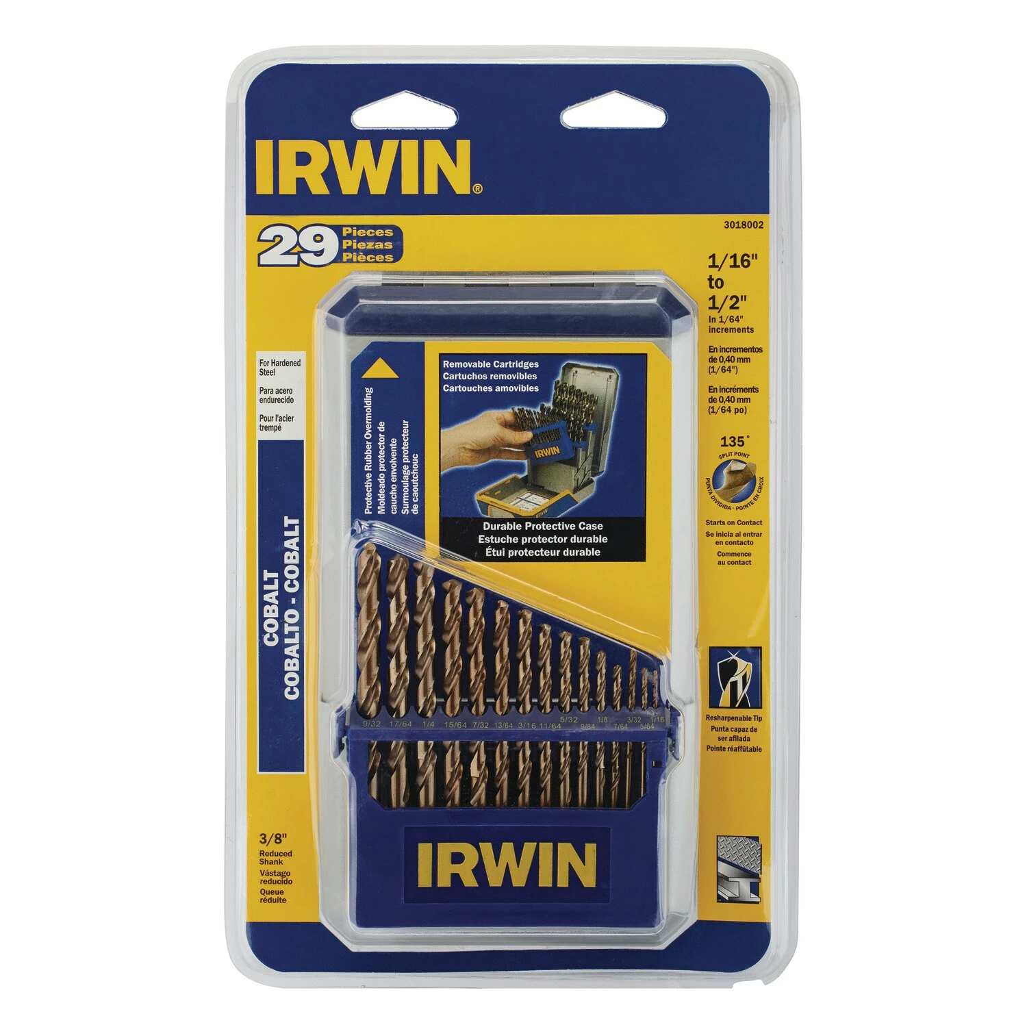 Promo ๐ IRWIN Twist Drill Bits 29-Piece Assorted x Set Cobalt Twist Drill Bit Set ๐ฅ 5 Promo ๐ IRWIN Twist Drill Bits 29-Piece Assorted x Set Cobalt Twist Drill Bit Set ๐ฅ - Image 3