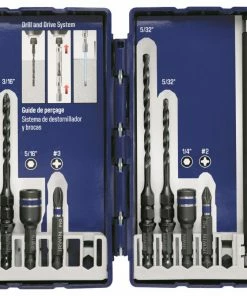 Deals ✨ IRWIN Masonry Drill Bits 9-Piece x Set Carbide Masonry Drill Bit Set for Rotary Drill/Impact Driver ⌛