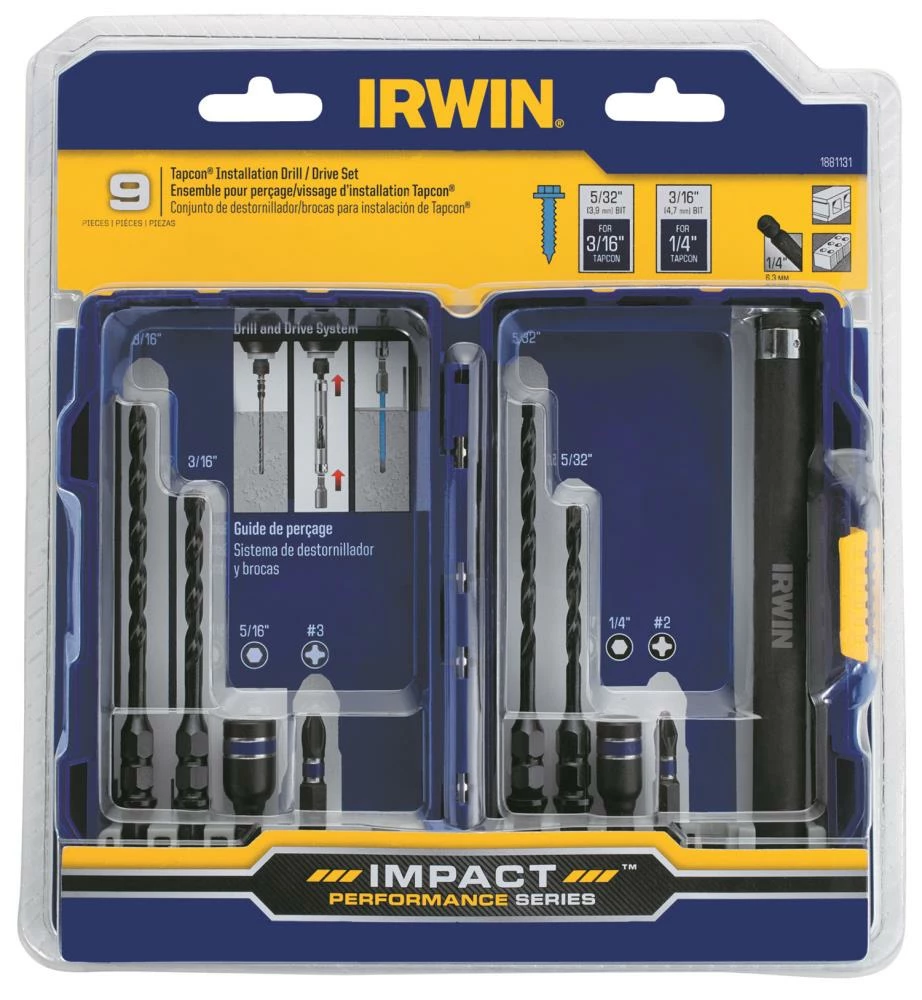 Deals ✨ IRWIN Masonry Drill Bits 9-Piece x Set Carbide Masonry Drill Bit Set for Rotary Drill/Impact Driver ⌛ 5 Deals ✨ IRWIN Masonry Drill Bits 9-Piece x Set Carbide Masonry Drill Bit Set for Rotary Drill/Impact Driver ⌛ - Image 3