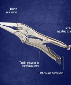 Wholesale โจ IRWIN VISE-GRIP Fast Release 9-in Long Nose Locking Pliers with Wire Cutter ๐ 17 Wholesale โจ IRWIN VISE-GRIP Fast Release 9-in Long Nose Locking Pliers with Wire Cutter ๐ -IRWIN Sales Store 18313243