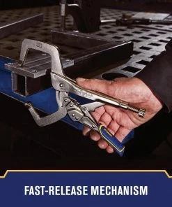 Outlet ✨ IRWIN VISE-GRIP Reduced Hand Span Fast Release 11-in Welding C-clamp Locking Pliers 💯 -IRWIN Sales Store 18313673