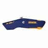 Budget 😀 IRWIN Utility Knives 3/4-in 1-Blade Retractable Utility Knife with On Tool Blade Storage ✔️ -IRWIN Sales Store 18313694