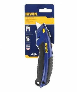 Wholesale 😍 IRWIN Utility Knives 3/4-in 3-Blade Retractable Utility Knife with On Tool Blade Storage ✨ -IRWIN Sales Store 18314816