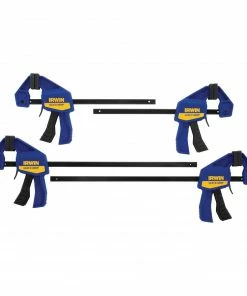 Coupon 🌟 IRWIN Clamps QUICK-GRIP 4-Pack Assorted Mini One Handed Bar Clamp 🌟