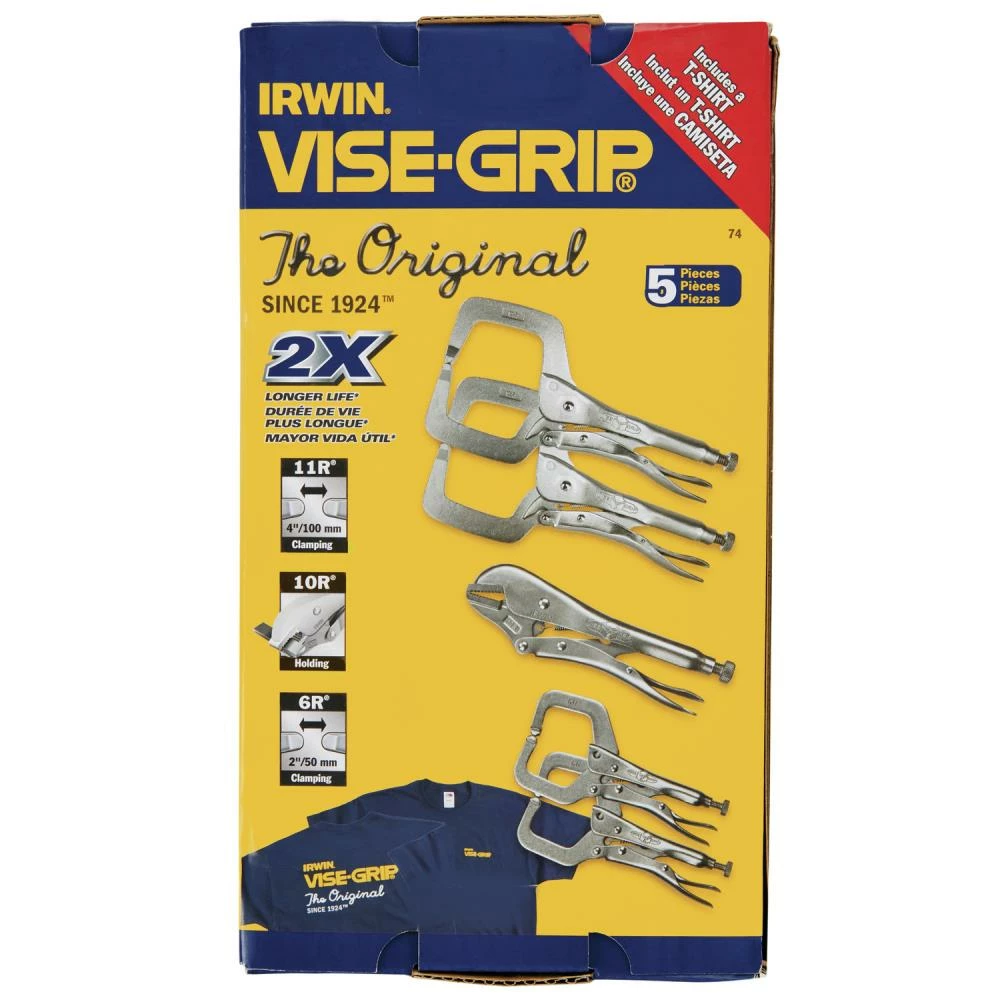 Best deal ๐คฉ IRWIN Plier Sets VISE-GRIP Original 5-Pack Locking Plier Set ๐ 4 Best deal ๐คฉ IRWIN Plier Sets VISE-GRIP Original 5-Pack Locking Plier Set ๐ - Image 2