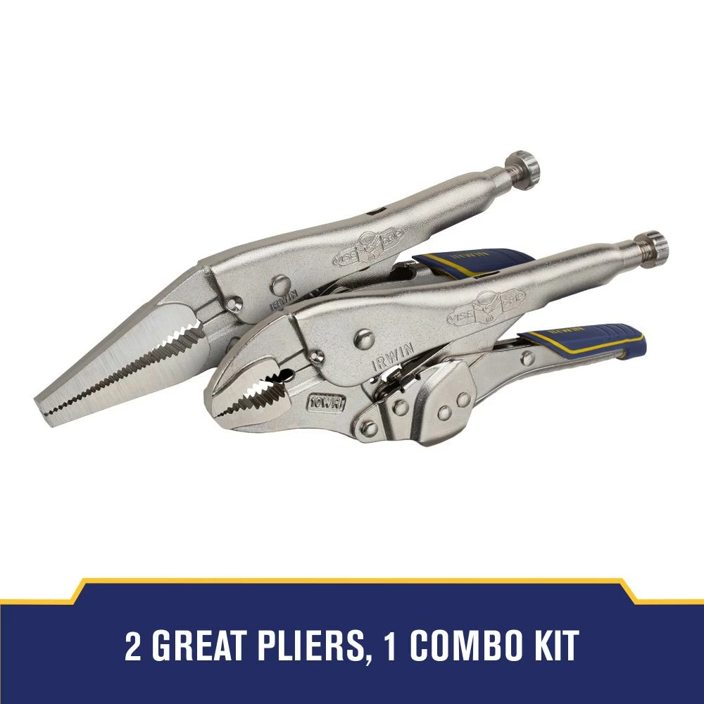 Discount 𧨠IRWIN Plier Sets VISE-GRIP Fast Release 2-Pack Locking Plier Set β€οΈ 4 Discount 𧨠IRWIN Plier Sets VISE-GRIP Fast Release 2-Pack Locking Plier Set β€οΈ - Image 2