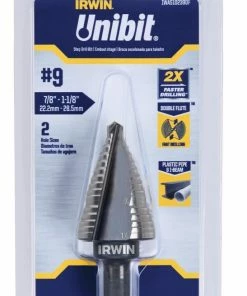 Cheap 🤩 IRWIN Step Drill Bits Unibit Step #9 2X Step Bit 🎉