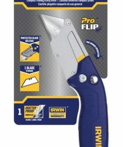 Deals 🎉 IRWIN Utility Knives Pro flip 1-Blade Folding Utility Knife with On Tool Blade Storage 🌟 -IRWIN Sales Store 42360726