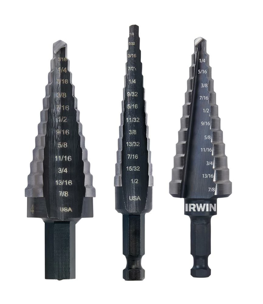 Cheap ๐ IRWIN Step Drill Bits Unibit 3PC STP BT Set #1 #4 #4 ๐ฏ 4 Cheap ๐ IRWIN Step Drill Bits Unibit 3PC STP BT Set #1 #4 #4 ๐ฏ - Image 2