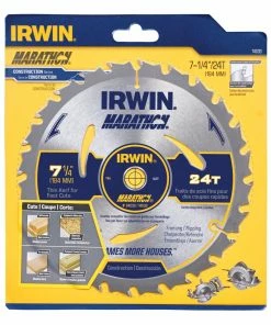 Budget ⭐ IRWIN Circular Saw Blades Marathon 7-1/4-in 24-Tooth Segmented Carbide Circular Saw Blade 💯 -IRWIN Sales Store 45046817